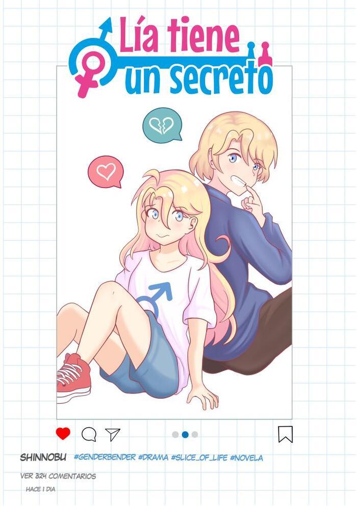 Ilustración de Lía tiene un secreto.